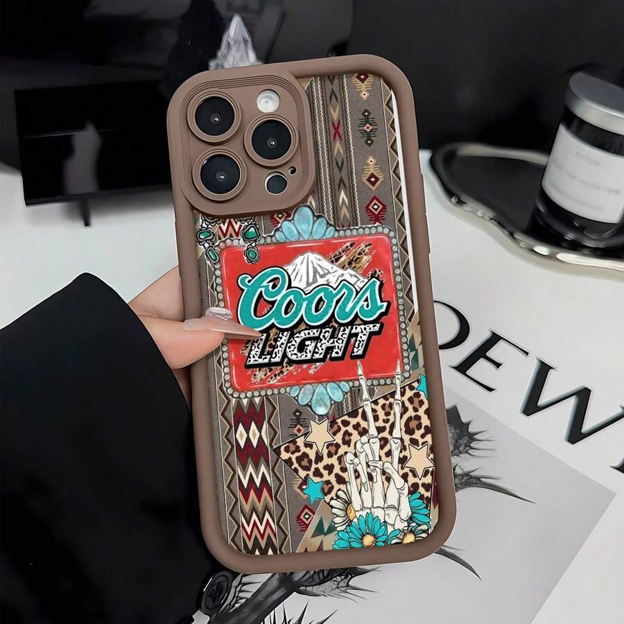 Letrero de con decoración de desierto y manos de esqueleto. Esta elegante funda para teléfono es compatible con Samsung, Apple, OPPO, , etc. Fabricada en TPU flexible, resistente a golpes y arañazos, ofrece una excelente protección contra caídas y un agarre cómodo. Es un regalo ideal para familiares, amigos y seres queridos, y una opción perfecta para festivales. Fundas para iPhone, San Valentín, artículos de , fundas para hombre, celulares y accesorios, funda marrón para teléfono. - Marrón - Ver 1