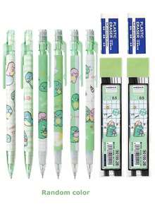 Mechanical Pencil + Refill Lead, Multiple Sets Available, Mechanical Pencil Set, 0.5mm Pencil, School Supplies For Writing, Drawing, Sketching, Cartoon, Continuous Lead, High-Quality Automatic Pencil, Push-Button No-Sharpening Pencil, Drawing & Writing Mechanical Pencil (Random Pattern) - Mechanical Pencil Set - View 12