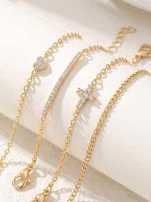 Multi-Style Bohemian Beach Beaded Necklaces – Stackable & Single Wear Options, Mix-And-Match Design, Versatile For Daily Outfits & Beach Parties, Quality Crafted Comfortable Jewelry, Perfect Gift Choice - Vàng - Xem 3