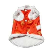 Áo khoác cotton kiểu Trung Quốc cho mèo, áo vest dày ấm áp cho chó, mềm mại thoải mái, quần áo mùa đông cho thú cưng, mùa thu và mùa đông. - Nhiều màu - Xem 18