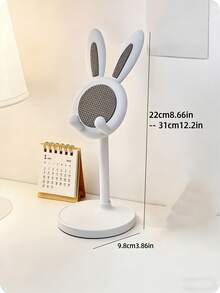 Adjustable Rabbit Shaped Phone Stand, Cute Desktop Holder For Slouchy Selfie & Video Watching - Multicolor - View 5