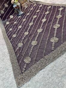 Heavy Designer Traditional Saree, Cultural Wear For Women - Multicolor - View 4
