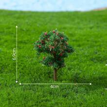 1/10 件装 6.5厘米混合模型树，DIY工艺品，建筑模型，景观场景，自然绿色，手工场景，铁丝花树，成品迷你景观模型树，模型材料 65毫米 - 仿真迷你鐵絲花樹 - 查看 12