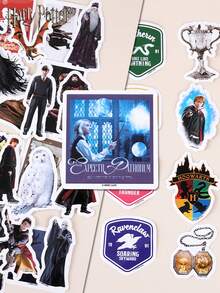 Bộ 100 miếng dán vinyl trang trí chủ đề Harry Potter chính hãng Warner Bros, chống thấm nước, không để lại cặn, dễ bóc, thích hợp làm quà tặng sinh nhật, dành cho sổ lưu niệm. Sản phẩm có hình nhân vật hoạt hình, chống nước, không để lại cặn, dễ bóc. - CT-HP017-6 - Xem 2