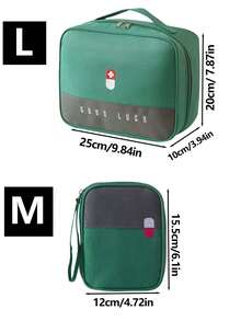 3/2/1 szt. - Zestaw podróżny z lekami, wielofunkcyjna apteczka pierwszej pomocy, zestaw ratunkowy do domu/na zewnątrz, miejsce na leki podróżne, przenośna torba do przechowywania leków na podróż i kemping, pojemnik na leki na co dzień, torba do przechowywania leków, niezbędne wyposażenie kempingowe i turystyczne, akcesoria podróżne, przenośna torba na leki, apteczka podróżna, przechowywanie leków, zestaw do zapobiegania epidemiom i higieny, artykuły przetrwania, styl boho, saszetka, kosmetyczka, niezbędny element podróży - Wielokolorowe - Zobacz 5