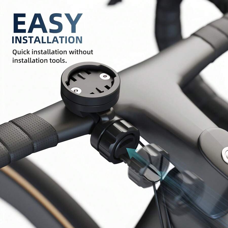 Adjustable Out Front Bike Mount, Compatible With Edge, IGPSPORT, XOSS, CooSpo Magene, CYCPLUS GPS, Suitable For Round Tube/Flat Handlebars, Road Bikes/Folding Bikes, MTB - Multicolor - View 1