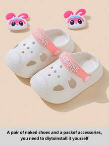 Kids Cartoon Cute Casual Beach Sandals, Summer New Arrival - White - View 7