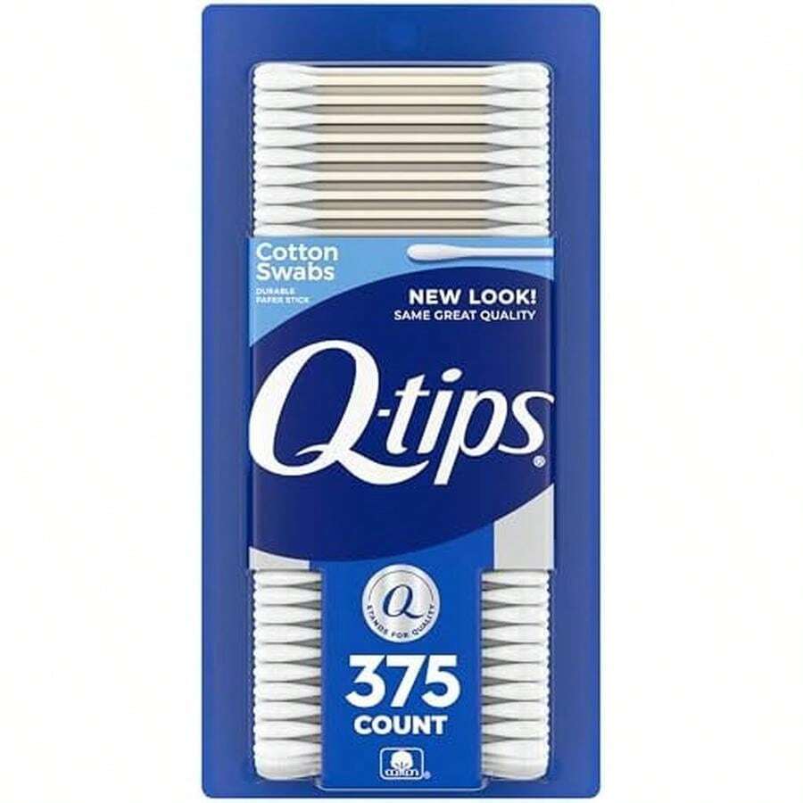 Cotton Swabs For Hygiene And Beauty Care Original Cotton Swab Made With 100% Cotton 375 Count - 375 cái - Xem 1