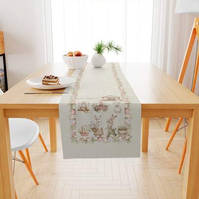 Trilho de Mesa Páscoa 46x1,43cm – Decoração de Páscoa para Mesa Posta