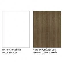 Ropero Closet Madesa 3 Puertas 1 Espejo Color Blanco y Marrón 02 - Blanco y Marrón - Ver 10