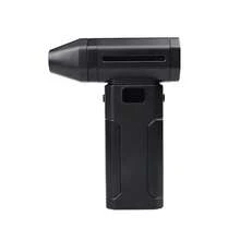 6000mAh 手持式涡轮风扇，除雪除尘制冷带照明，USB充电 - 黑色 - 查看 14