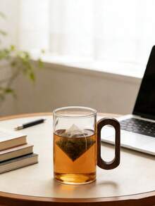 1 cốc cà phê thủy tinh chịu nhiệt có tay cầm bằng gỗ, cốc uống nước bằng thủy tinh trong suốt thích hợp cho trà, sữa, trà sữa trân châu, nước, latte, espresso, matcha, nước ép, cappuccino, lý tưởng cho gia đình, quán cà phê, nhà bếp, quà tặng ngày Valentine, quà tặng giáo viên, quà sinh nhật. - Nhiều màu - Xem 13