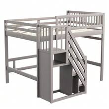 Kids Bed Frames, Headboards & Footboards - Gray + 90cm*200cm - View 8