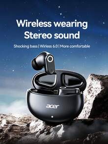 Acer OHR627 無線入耳式耳機，具備降噪通話、高解析度 Hi-Fi 音質、Type-C 充電盒 250mAh 快充，迷你便攜，兼容 iOS/Android 智慧型手機 - 均碼 - 查看 4