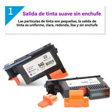 Cartucho de tinta 940 rojo y azul compatible con HP 8500, 8000 y C4900 – reemplazo directo del modelo C4901A, sin modificar la impresora, con colores vibrantes, secado rápido y máxima compatibilidad garantizada al 100%. Tinta 940 Roja y Azul para HP – Compatible con C4901A 8500 8000 – Ahorra Dinero sin Sacrificar Calidad - Rojo - Ver 3
