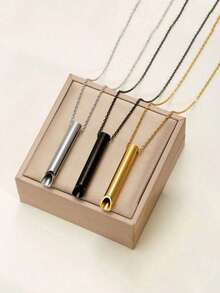 Collar de respiración, alivia la ansiedad y el estrés, herramienta de meditación calmante, dispositivo de respiración profunda para la atención plena, alivio de ataques de pánico, regalo de meditación calmante unisex, regalo navideño, collar decorativo con silbato, regalo del Día de la Madre, suministros para fiestas de alivio del estrés para adultos - Multicolor - Ver 12