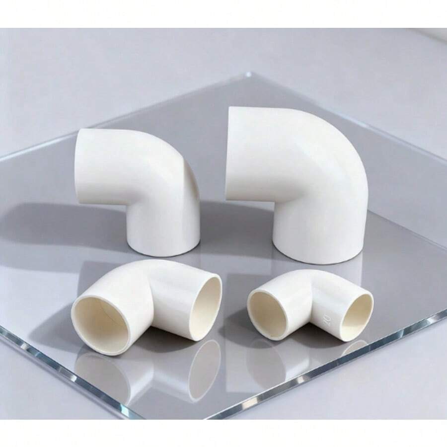 90 Degree PVC Conduit Elbow Fitting, Widely Applicable - 90-degree Elbow - 10 Pieces - View 1