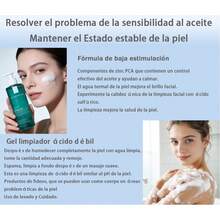 Lifuquan Cleaning skin Cleaning gel - Gel de limpieza de la piel con ácido salvífico, limpieza del acné y limpieza de la piel, eliminando el acné de cabeza negra y la boca cerrada, 400 ml, adecuado para la espalda, el pecho y la cara - Limpieza profunda - Ver 7