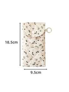 Fashionable Scratch-Resistant Glasses Protective Case, Flip Cover Minimalist Printed Cute Eyeglass Pouch, Portable - Multicolor - View 13