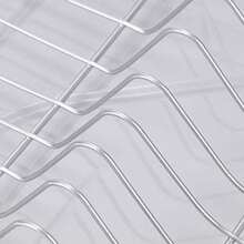 Dish Drying Rack With Drip Tray Compact Anti-Rust Dish Rack Drainer Metal Wire Cutlery Holders Draining Holder For Kitchen Counter Cabinet - Dish Drying Rack - View 7