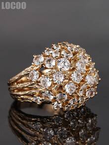 1 PC Romantic Cubic Zirconia Ring For Women For Wedding Engagement Anniversary Party Jewelry Valentine's Day Gift - 1# - View 12