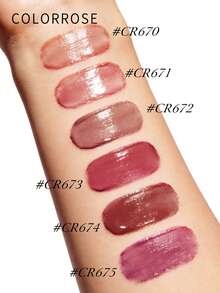 COLORROSE CR672 镜面光泽唇釉，丰盈水润，玻璃唇彩，钻石丰唇，保湿液体唇膏，轻盈便携，日常妆容必备，女士及女孩适用；适合日常、工作、办公室、正式场合、派对、特殊场合、送礼；唇部彩妆 - 672 - 查看 2