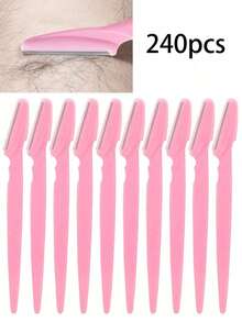 12pcs Women Eyebrow Razor Set - Facial Hair Trimmer, Body Hair Razor With Protective Cover, Makeup Tools, Exfoliating Shaver, Painless Face/Body/Eyebrow Epilator, Unisex, Back To School Essential Beauty Kit, Perfect For Christmas And Halloween - Multicolor - View 4