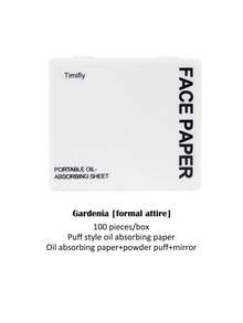 100pcs Oil Blotting Papers, Square Powder Puff, 1 Mirror - Lavender, Jasmine, Green Tea, Bamboo Charcoal Natural Fragrance, Refill 100pcs, Oil Control Suitable For Oily Skin, Fresh Portable Oil Absorbing Cup, Can Absorb Excess Facial Oil, Suitable For Oily Skin Makeup, Neutral, Suitable For Beginners - Multicolor - View 10