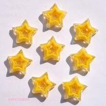 20pcs Transparent Multi-Color Pentagram Shaped Beads For Bracelet, Necklace DIY Jewelry Making, Suitable For Summer, School - Multicolor - View 23