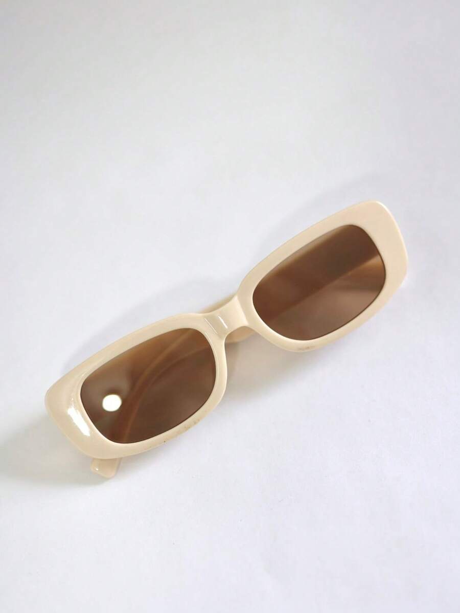 Children's Sunglasses With UV400 Protection, Retro Classic Design For Boys And Girls, Fashionable - Màu be - Xem 1