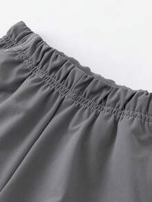 mini bala Kids Straight-Leg Pants, Structured Fit, Water-Resistant, Non-Binding Waist, Comfortable Spring Pants 2026 - Iron Gray - View 6