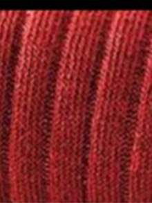 Women's Adult Wool Tights, Simple, Casual - Comfortable, Combed Wool, Winter - 酒紅色 - 查看 2