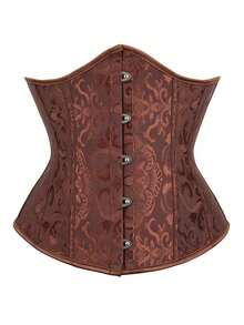 Đai nịt eo cho nữ, đai corset thắt dây họa tiết hoa jacquard cho nữ giúp định hình vòng eo. - Nhiều màu - Xem 2