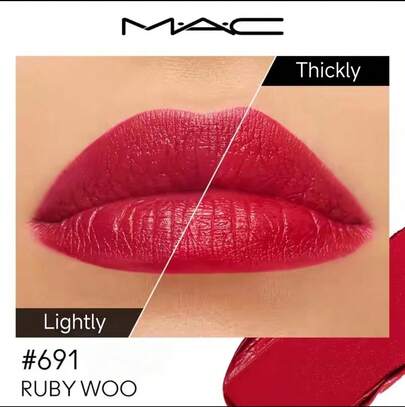 MAC M.A.CXIMAL Velvet Matte Lipstick "100% Authentic | Official Quality" "Vibrant Color | 12-Hour Lasting" "Perfect For Parties And Holidays" "Waterproof And Smudge-Proof" "Suitable For All Skin Tones"