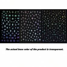 Autocollants pour ongles dorés brillants et étoiles laser - Autocollants en papier pailleté auto-adhésifs avec effet pailleté scintillant, forme de gland, design de dessin animé à usage unique pour manucure et pédicure, décoration d'ongles - Multicolore - Voir 16
