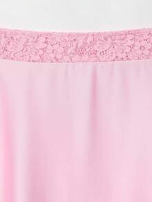 DEEKA Women's Fashionable Sexy Lace Camisole Mini Skirt, European And American Style, Spring/Summer Pink - Pink - View 10