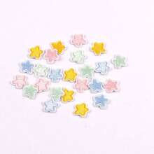 10pcs 18x18mm Mixed Color Delicate Pentagram Patches For DIY Clothing/Bag/Headwear Decoration, Personalized Sewing Accessories, Small Patches With Hot Melt Adhesive - Multicolor - View 6