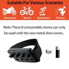 Upgrade 1/2PCS Reusable Motorcycle Sparks Shoe Covers Bicycle Sparks Skateboard Sparks Cool Sole Sparkling Shoe Cover - 8 vật tư tiêu hao - Xem 3