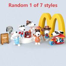 SNOOPY 1 Búp bê hộp bí ẩn (Ngẫu nhiên 1 trong 7 kiểu), dùng làm vật trang trí bàn làm việc, có thể tăng cường năng lượng thư giãn và mang lại niềm vui cho không gian văn phòng hoặc học tập. Đây là món quà kỷ niệm thiết thực dành cho người hâm mộ nhân dịp sinh nhật hoặc các ngày lễ. - Nhiều màu - Xem 5