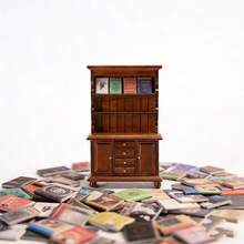 10/20/30 szt. mieszanych miniaturowych symulacji, stałe mini książeczki po angielsku, akcesoria do domków dla lalek w skali 1:12, modele mebli DIY, dekoracje, prezenty noworoczne/walentynkowe, mikroświat, dekoracje meblowe, dekoracje na imprezę, miniaturowa półka na książki wróżka - Miniaturowe ozdoby - Zobacz 1