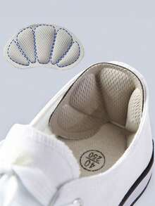 2pcs Minimalist Soft Comfortable Shell Invisible Heel Grips - Grey - View 3