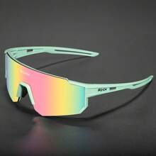 SCVCN运动骑行眼镜，男女通用山地车公路车竞赛眼镜，户外高尔夫眼镜，钓鱼徒步露营旅行摄影配件 - 彩色 - 查看 13