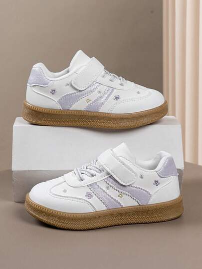 New Embroidered Girls & Mothers Matching Casual Sneakers, Children's Casual Butterfly & Floral Embroidered Sports Shoes, Fashion Versatile Footwear Suitable For Outdoor Activities In All Seasons