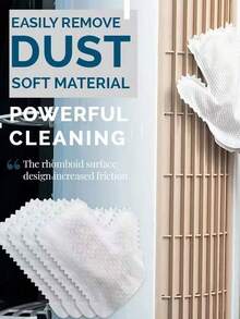 30只装超细纤维清洁手套 - 干湿两用，轻松除尘清洁布手套，适用于厨房、客厅、卧室、汽车、家具和窗户清洁 - 彩色 - 查看 5