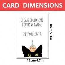 1张幽默可爱的生日贺卡 - 多色 - 查看 2