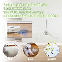 适用于 S8 Pro Ultra、S7 Max Ultra、Qrevo、Qrevo Slim、S7 MaxV/S7/Q7Max/Q8 Max/S8/Q7/Q5/S6/S5/S4/E5/E4/E3/E2 系列扫地机器人的边刷替换件 - 彩色 - 查看 6