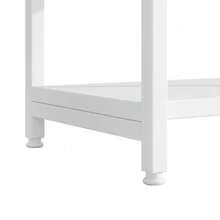 Bookcases - White + MDF+Metal + Modern-1 - View 8