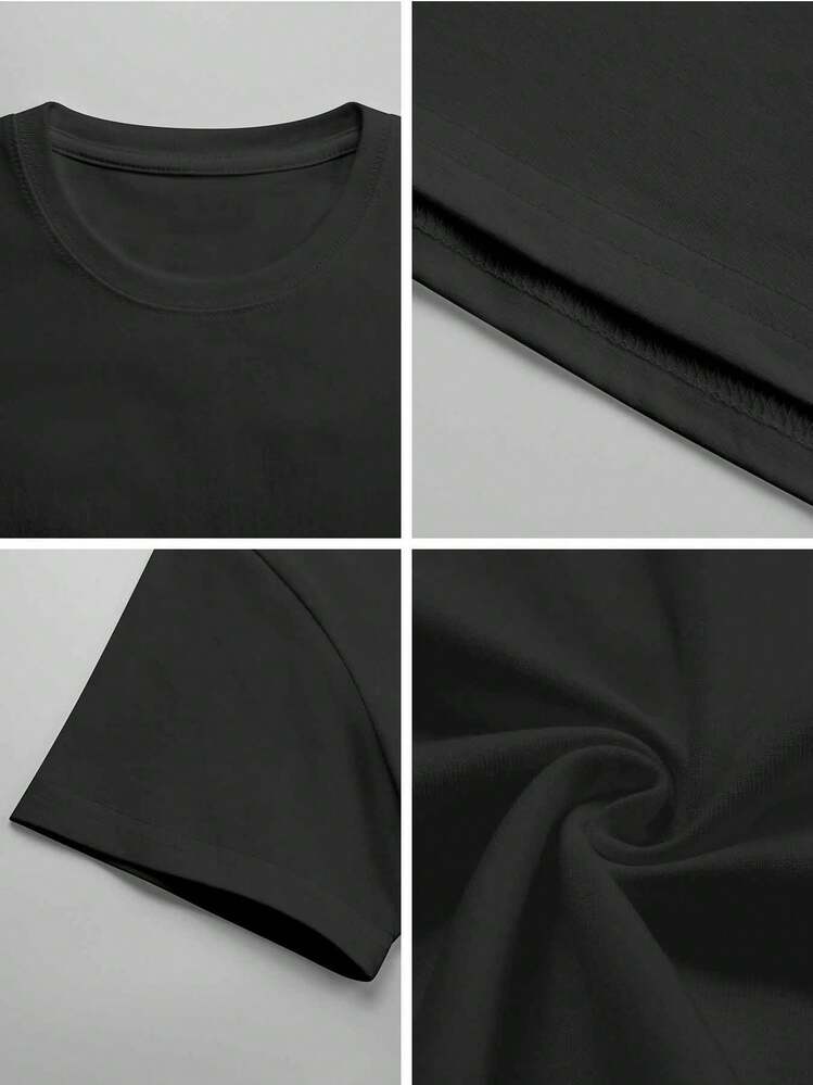 Unisex-t-shirt tillverkad av ren bomull, Jackson Glove-tröja med grafisk design i vintage 90-talsstil, sommar-t-shirt, blus, enkel topp, mjuk bomull, avslappnad vardagskläder, cool stil, perfekt för skolan, iögonfallande stil, avslappnad vardagskläder. - Svart - Visa 3