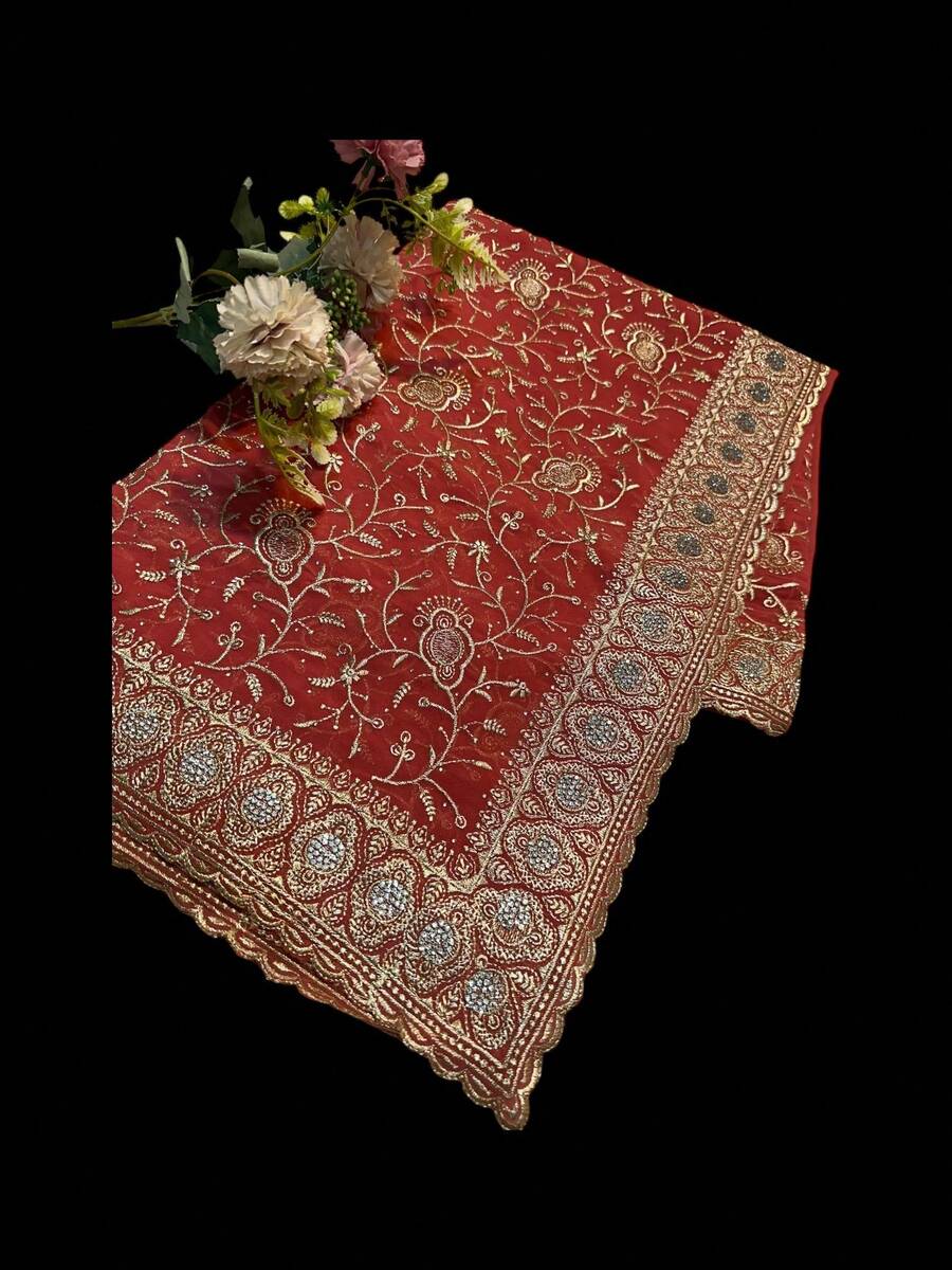 Georgette Traditional Saree, Cultural Wear For Women - Nhiều màu - Xem 1