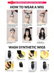 12-Inch Cute Bob Haircut With Bangs, Made Of Synthetic Fibers, Suitable For Women's Everyday Wear. - Multicolor - View 6